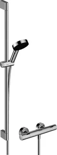 Hansgrohe Brausesystem Pulsify Select S 105 3j Eco Relaxation Ecostat Fine 900mm chrom – Bild 3