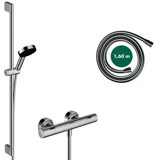 Hansgrohe Brausesystem Pulsify Select S 105 3j Eco Relaxation Ecostat Fine 900mm chrom – Bild 4