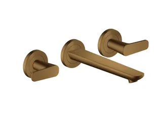 Hansgrohe 3-Loch WTA Wand UP Axor Citterio C mit Auslauf 195 mm BBR