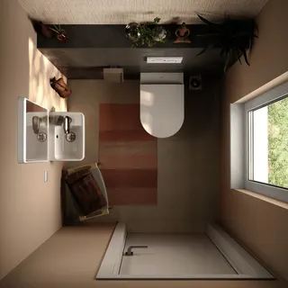 Hansgrohe Handwaschbecken Xanuia Q 360x250mm mit Hahnloch und Überlauf weiß – Bild 5
