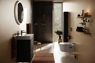 Hansgrohe Wand WC Set EluPura Or.S 540 mm ACF mit WC Sitz weiß – Bild 4