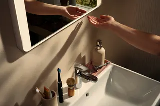 Hansgrohe Spiegel Xarita Lite Q 600/30 m.seitl.LED Beleuchtung IR Sensor MW – Bild 4