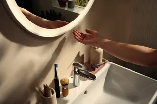 Hansgrohe Spiegel Xarita Lite S 700/30 m.rund.LED Beleuchtung IR Sensor MW – Bild 4