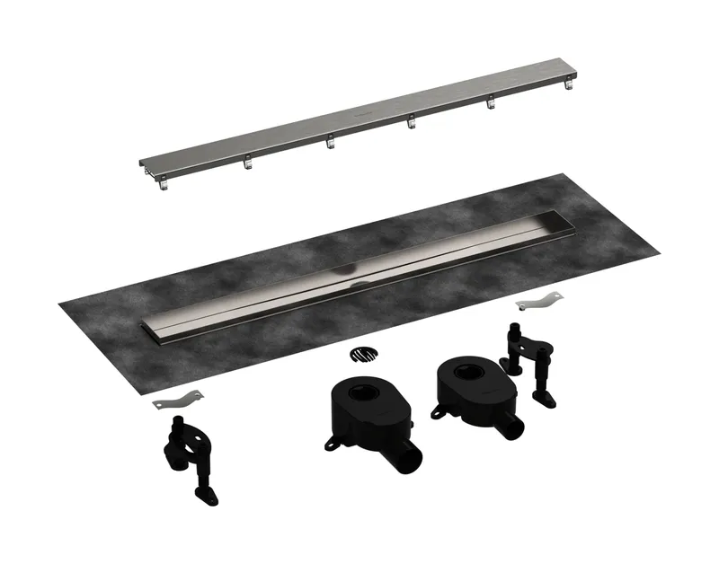 Hansgrohe Komplettset DR RainDrain Go 500 rücks.beflies.Stand./flache Instal.BST