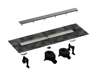 HG Komplettset DR RainDrain Go 500 rücks.beflies.Stand./flache Instal.BST