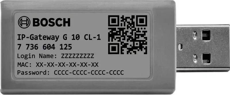 BOSCH Zubehör für Klimageräte G 10-3 IP-Gateway für Split-Klimagerät CL3000i