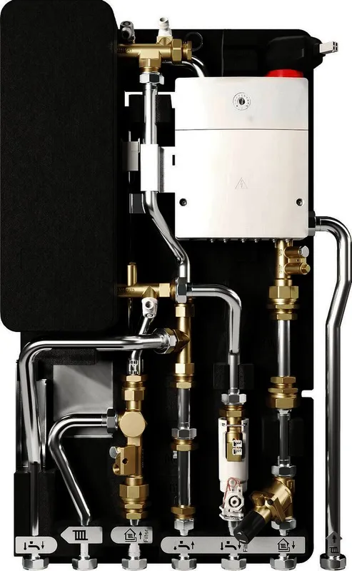 BOSCH Wohnungsstation FLOW7002 45 HPS 45 kW, nachgeschaltete Wassererwärmung