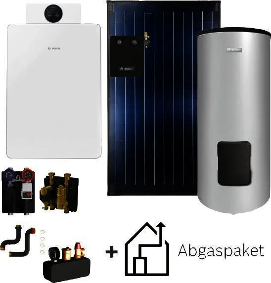 BOSCH Gas-Badewanne-Premium-Paket BOPA GCFS8153 GC8800iF-30, 3xFKC, WS400-5 B, HS, C33x