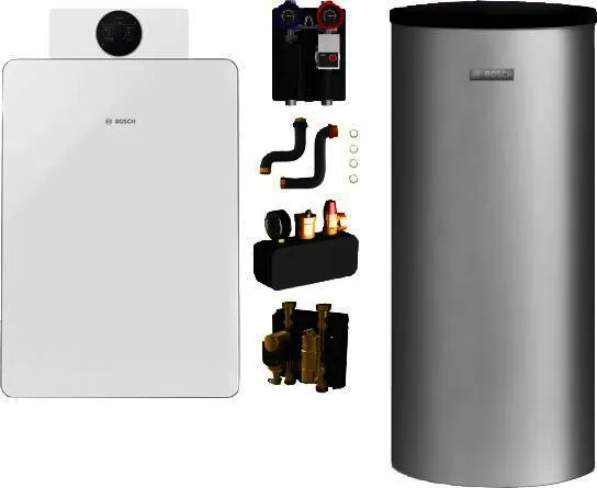 BOSCH Gas-Badewanne-Standardpaket BOPA GCFS883 GC8800iF-30, W 200-5 P1 A, HSM25/6 MM100