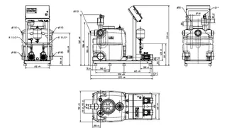 Wilo Regenwassernutzungsanlage RainSystem AF400-2Medana L604/EC2+1 – Bild 2