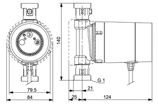 GRUNDFOS Zirkulationspumpe COMFORT 15-14 BX TU DACH – Bild 2