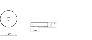 Alape Schalenbecken Tricolor400 3242000 Olive – Bild 2