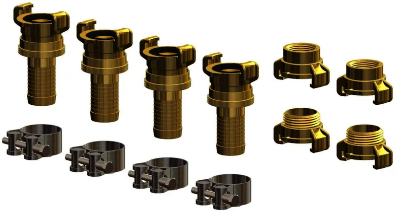 AT eFLEX+ Anschluss-Set, DN25, IG 3/4 Zoll - AG 1 Zoll
