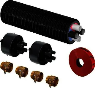 Uponor Ecoflex Thermo Paket Twin HP 2x40x3,7-2x32x3,5/175 L=12m