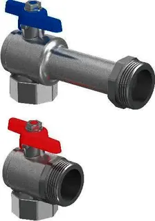 Uponor Vario Eck-Kugelhahn Rp 3/4" - G1"
