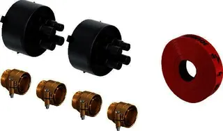 Uponor Ecoflex Thermo Rohranschluss Set Thermo Twin HP 40x3,7/175