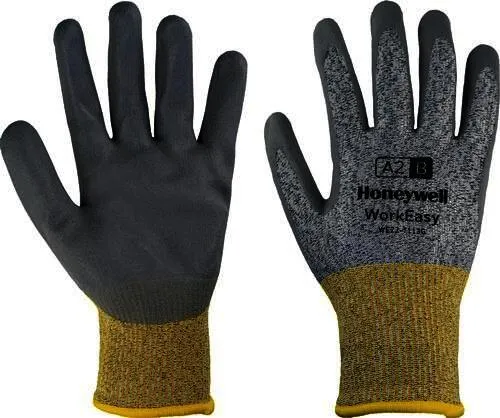 Schnitthandschuh Workeasy 13G GY PU A2/B Gr.10 grau/gelb EN 388 PSA II HONEYWELL