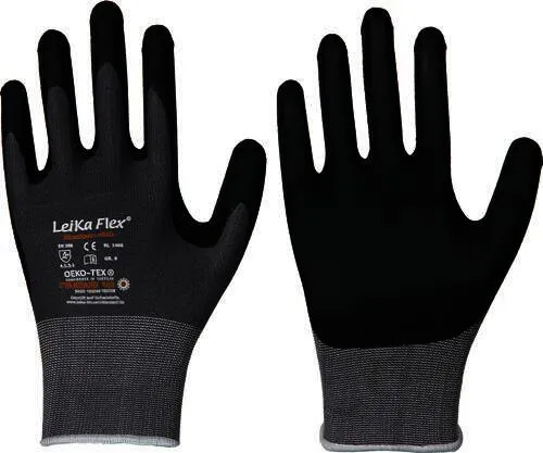 Handschuhe LeiKaFlex 1466 Gr.10 grau EN4 20+EN388 PSA II LEIPOLD