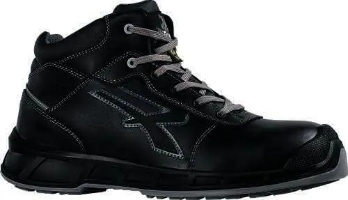 Sicherheitsstiefel Gaynor Gr.44 schwarz- grau S3 CI SRC ESD EN20345 Leder U.POWER