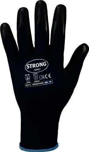 Handschuhe GRIDSTER Gr.10 dunkelblau/sch warz EN 388,EN 407 PSA II STRONGHAND