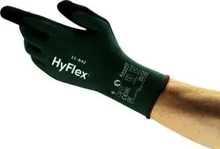 Handschuhe HyFlex 11-842 Gr.8 schwarz/gr ün EN ISO 21420,EN 388,EN407