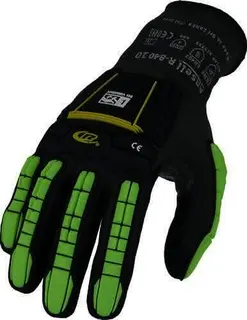 Handschuhe Ringers R840 Gr.9 schwarz/grü n EN 388,EN ISO 21420:2020,EN 407