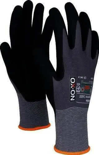 Handschuh Flexibl Supreme 1600 Gr.10 sch warz/hellgrau EN388 EN420+A1 EN407 PSAII