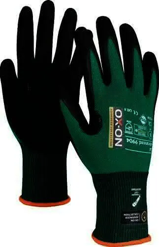 Schnitthandschuh Cut Advanced 9904 Gr.9 schwarz/grün EN388,EN420+A1 PSA II OX-ON