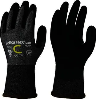 Schnittschutzhandschuhe LeiKaFlex® CUT R L 1636 Gr.8 grau/schwarz EN 388 PSA II