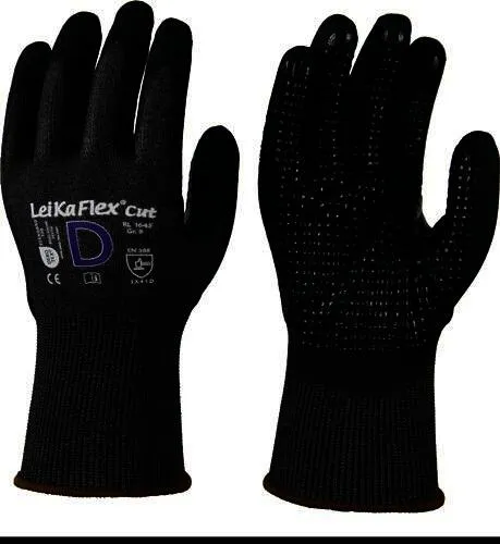 Schnittschutzhandschuhe LeiKaFlex® CUT R L 1645 Gr.9 grau/schwarz EN 388 PSA II