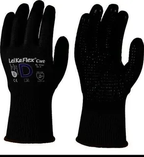 Schnittschutzhandschuhe LeiKaFlex® CUT R L 1645 Gr.8 grau/schwarz EN 388 PSA II