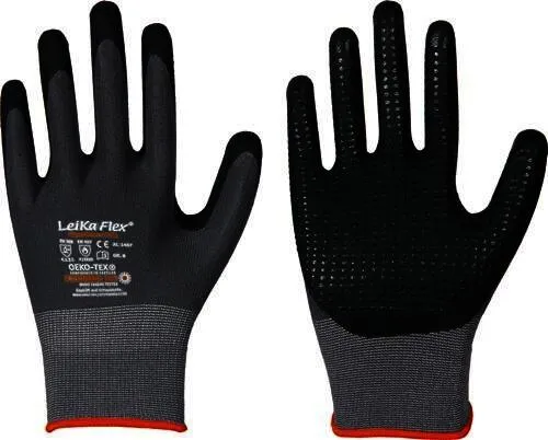 Handschuhe LeiKaFlex 1467 Gr.10 grau EN 420+ EN 388+EN 407 PSA II LEIPOLD