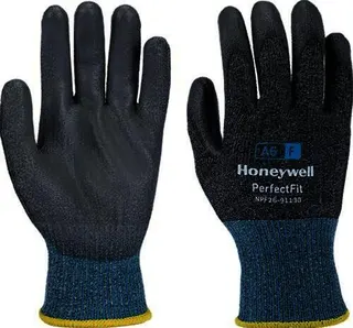 Schnitthandschuh New Perfect Fit 13G PU A6/F Gr.10 grau/blau EN 388 PSA II