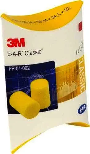 Gehörschutzstöpsel E-A-R™ Classic™ SNR 3 1 dB 250 Paar/Packung,Kissenpackung 3M