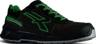 Sicherheitshalbschuh Taylor Gr.40 grau/g rün S1P SRC ESD EN20345 Leder U.POWER