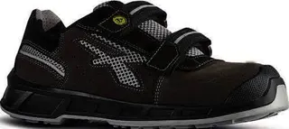Sicherheitssandale Prince Gr.40 grau-gra u Leder m.Mesh-Einsät. S1P SRC