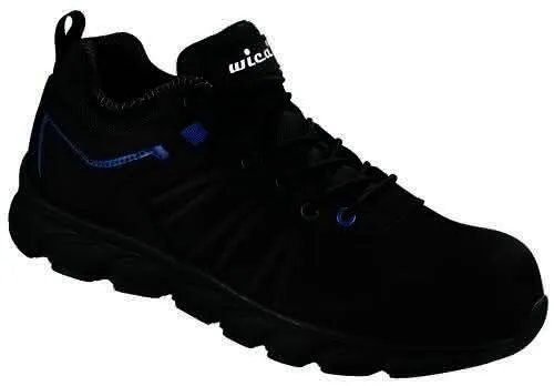 Sicherheitsschuh VEZZO Gr.40 schwarz/bla u S3 SRC EN20345 Action-Nubukleder WICA