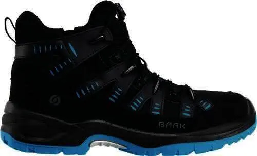 Sicherheitsstiefel Hudson Gr.46 schwarz/ blau S1P SRC ESD EN20345 Textil BAAK