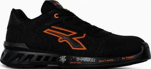 Sicherheitsschuh BRUCE Gr.45 schwarz/ora nge S1P SRC ESD EN20345 Nyl.U.POWER
