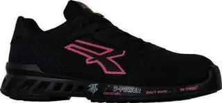 Damensicherheitsschuh MICHELLE Gr.36 sch warz/rosa S1P SRC ESD EN20345