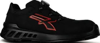 Sicherheitshalbschuh Caesar Gr.40 schwar z/rot S3 CI SRC ESD EN20345 Mikrofaser