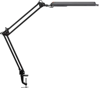 Schreibtischlampe Metall/Ku.schwarz H.max.450mm m.Tischklemme m.LED