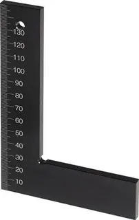 Winkel DIN 875/I Schenkel-L.200x130mm o.Anschlag Alu.PROMAT
