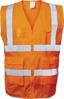 Warnweste EWALD Gr.XL orange EN ISO 2047 1 Kl.EN ISO 13688 SAFESTYLE