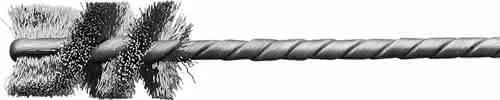 Düsenbürste D.8mm Schaft 3,2mm Drahtstärke 0,12mm STA 25mm LESSMANN