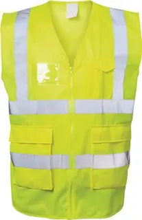Warnweste ALBIN Gr.XXXL gelb EN ISO 2047 1 Kl.EN ISO 13688 SAFESTYLE