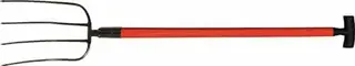 Dunggabel Zinken-L.320mm 4 Zinken Fiberglas T-Stiel 3001 G.1630g POLET – Bild 2