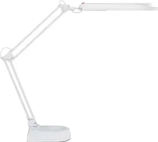 Schreibtischlampe Metall/Ku.weiß H.max.450mm m.Standfuß m.LED