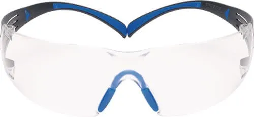 Schutzbrille SecureFit-SF400 EN 166-1FT Bügel graublau,Scheibe klar PC 3M