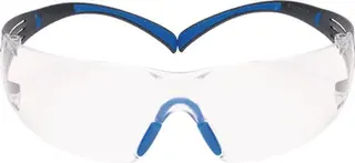 Schutzbrille SecureFit-SF400 EN 166-1FT Bügel graublau,Scheibe klar PC 3M